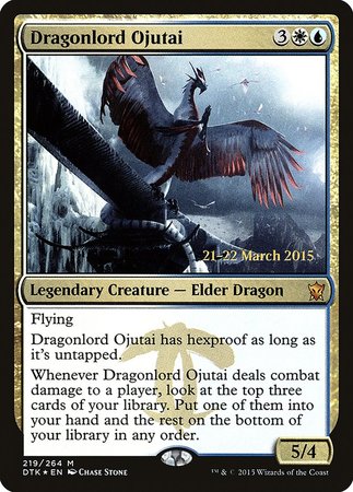 Dragonlord Ojutai [Dragons of Tarkir Promos] | Gate City Games LLC
