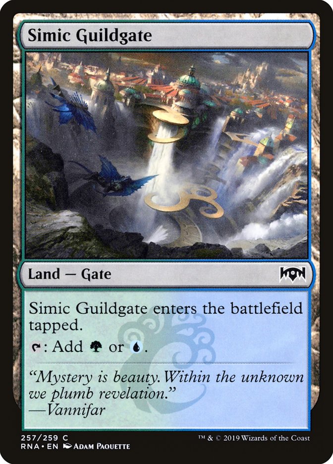 Simic Guildgate (257/259) [Ravnica Allegiance] | Gate City Games LLC