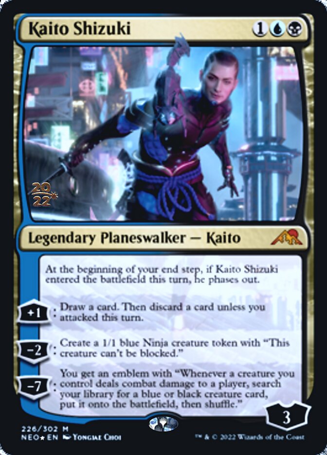 Kaito Shizuki [Kamigawa: Neon Dynasty Prerelease Promos] | Gate City Games LLC