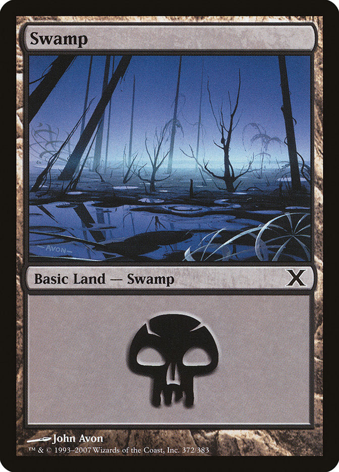 Swamp (372) [Tenth Edition] | Gate City Games LLC