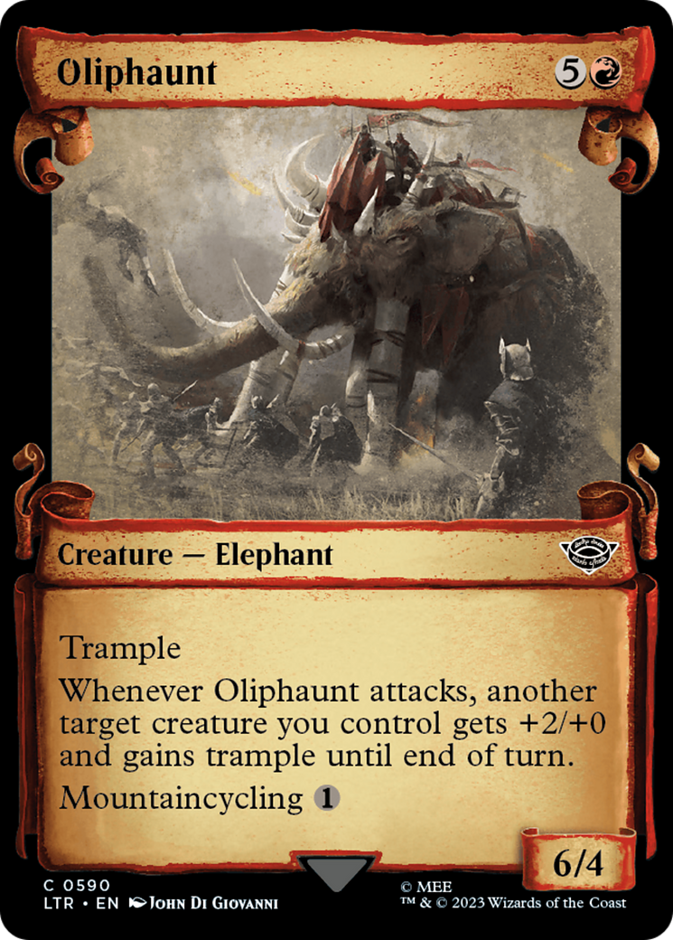 Oliphaunt [The Lord of the Rings: Tales of Middle-Earth Showcase Scrolls] | Gate City Games LLC