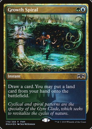 Growth Spiral [Ravnica Allegiance Promos] | Gate City Games LLC