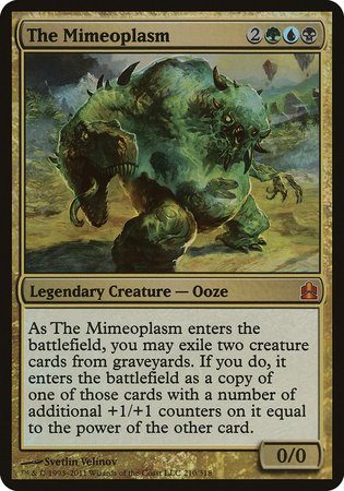 The Mimeoplasm (Oversized) [Commander 2011 Oversized] | Gate City Games LLC