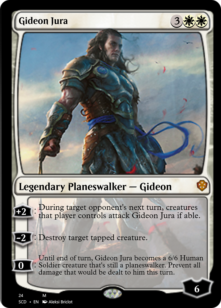Gideon Jura [Starter Commander Decks] | Gate City Games LLC