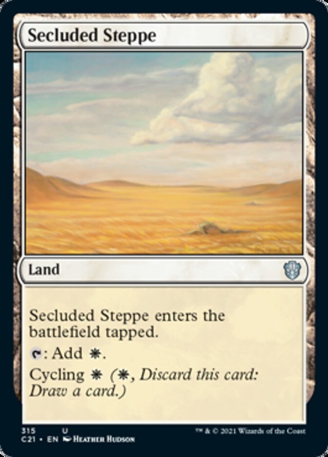 Secluded Steppe [Commander 2021] | Gate City Games LLC