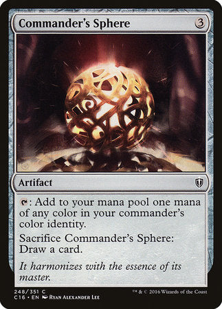 Commander's Sphere [Commander 2016] | Gate City Games LLC
