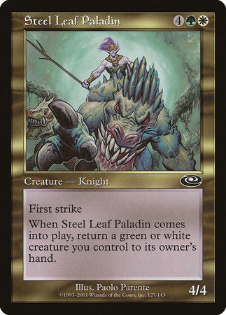 Steel Leaf Paladin [Planeshift] | Gate City Games LLC