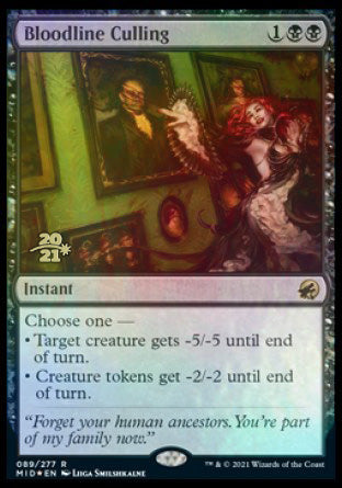 Bloodline Culling [Innistrad: Midnight Hunt Prerelease Promos] | Gate City Games LLC