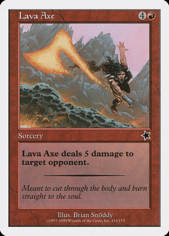 Lava Axe [Starter 1999] | Gate City Games LLC
