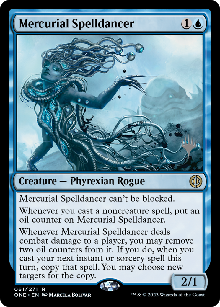 Mercurial Spelldancer (Promo Pack) [Phyrexia: All Will Be One Promos] | Gate City Games LLC