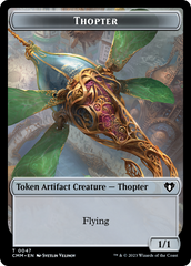 Thopter // Dragon (0020) Double-Sided Token [Commander Masters Tokens] | Gate City Games LLC