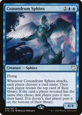 Conundrum Sphinx [Commander 2018] | Gate City Games LLC