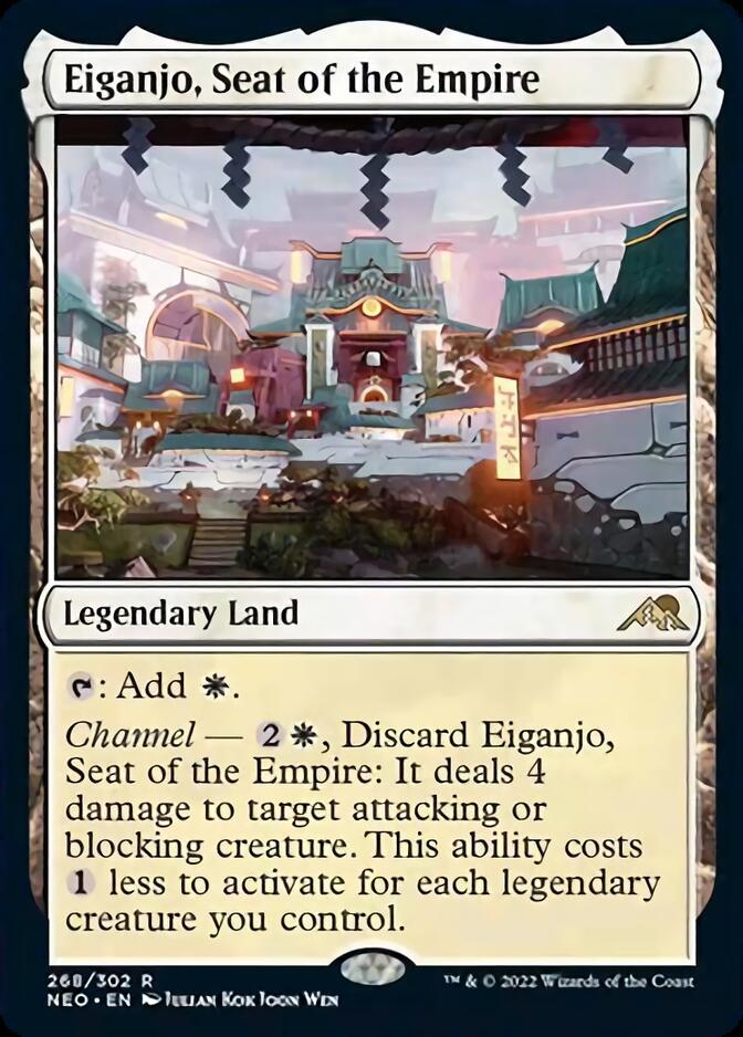 Eiganjo, Seat of the Empire [Kamigawa: Neon Dynasty] | Gate City Games LLC