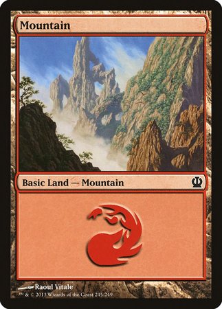 Mountain (245) [Theros] | Gate City Games LLC