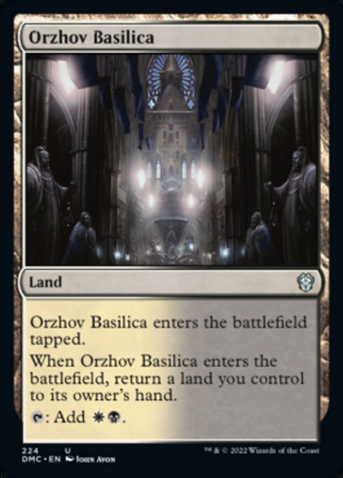 Orzhov Basilica [Dominaria United Commander] | Gate City Games LLC