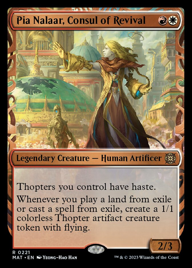 Pia Nalaar, Consul of Revival (Showcase Halo Foil) [March of the Machine: The Aftermath] | Gate City Games LLC