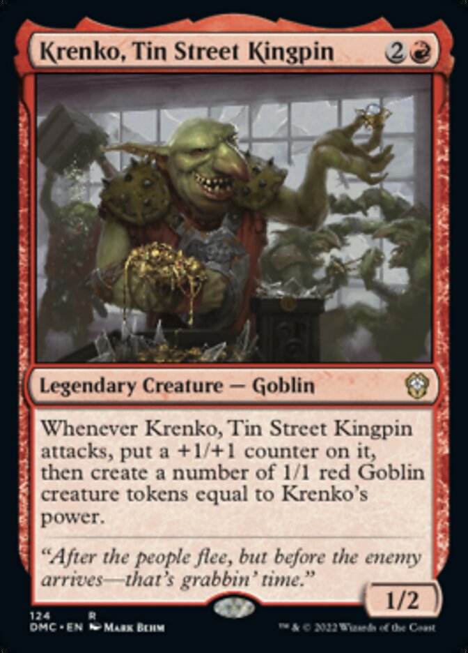 Krenko, Tin Street Kingpin [Dominaria United Commander] | Gate City Games LLC