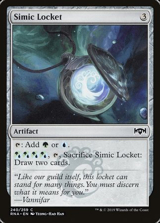 Simic Locket [Ravnica Allegiance] | Gate City Games LLC