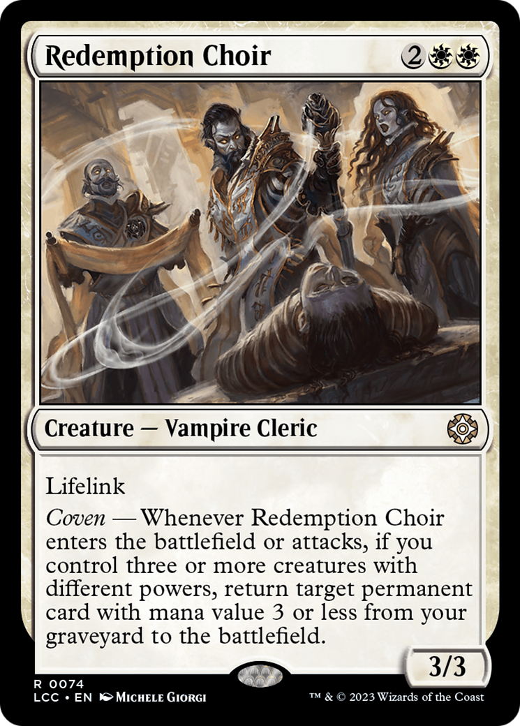 Redemption Choir [The Lost Caverns of Ixalan Commander] | Gate City Games LLC