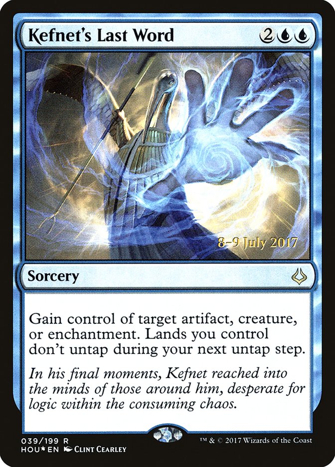 Kefnet's Last Word  [Hour of Devastation Prerelease Promos] | Gate City Games LLC