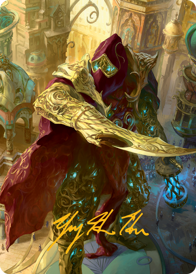 Baral, Chief of Compliance Art Card (Gold-Stamped Signature) [March of the Machine Art Series] | Gate City Games LLC