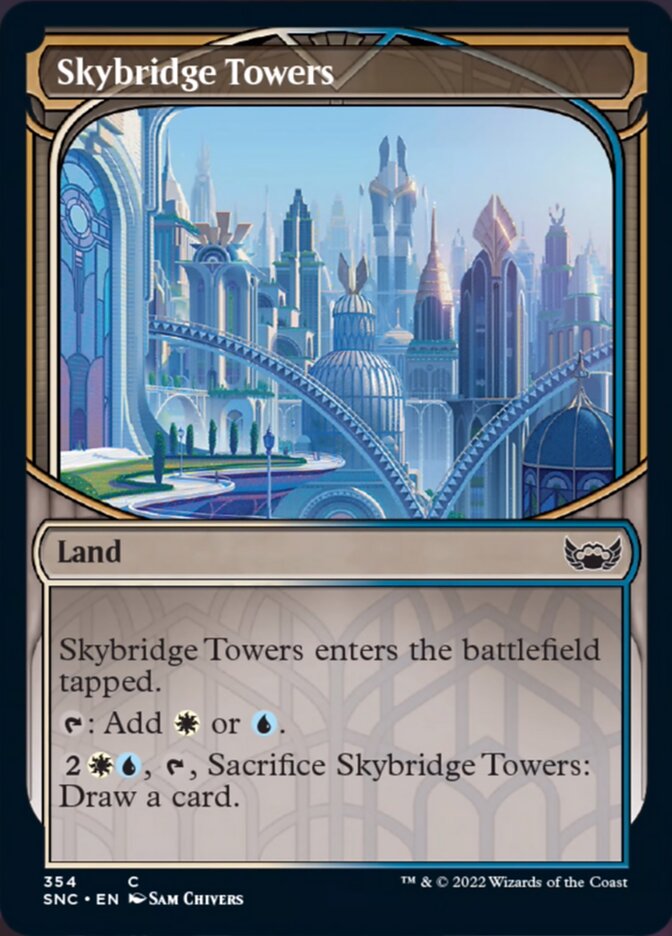 Skybridge Towers (Showcase Skyscraper) [Streets of New Capenna] | Gate City Games LLC