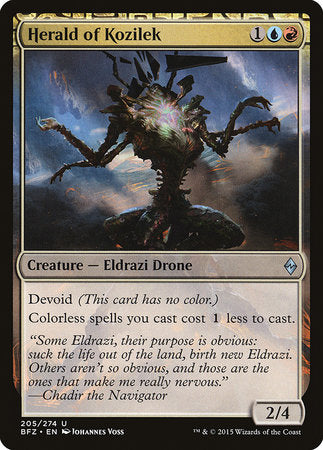 Herald of Kozilek [Battle for Zendikar] | Gate City Games LLC