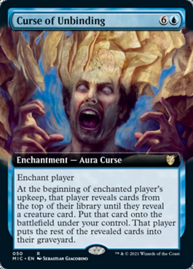 Curse of Unbinding (Extended) [Innistrad: Midnight Hunt Commander] | Gate City Games LLC