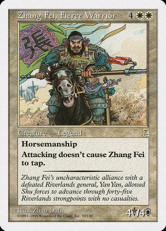 Zhang Fei, Fierce Warrior [Portal Three Kingdoms] | Gate City Games LLC