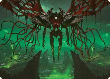 Archfiend of the Dross Art Card [Phyrexia: All Will Be One Art Series] | Gate City Games LLC