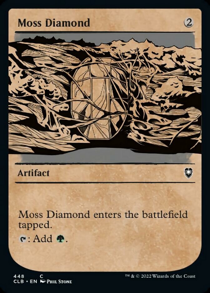 Moss Diamond (Showcase) [Commander Legends: Battle for Baldur's Gate] | Gate City Games LLC