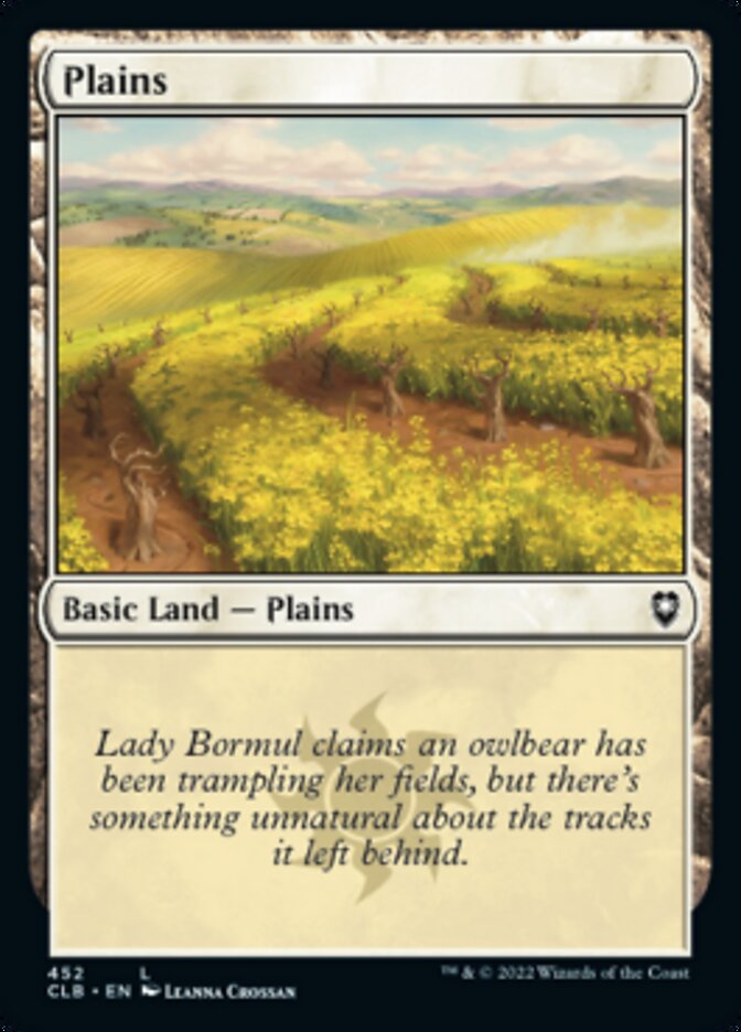 Plains (452) [Commander Legends: Battle for Baldur's Gate] | Gate City Games LLC