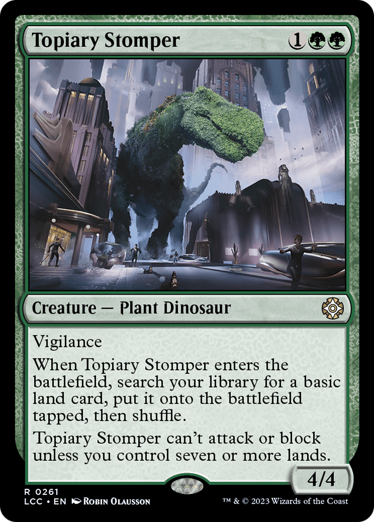 Topiary Stomper [The Lost Caverns of Ixalan Commander] | Gate City Games LLC