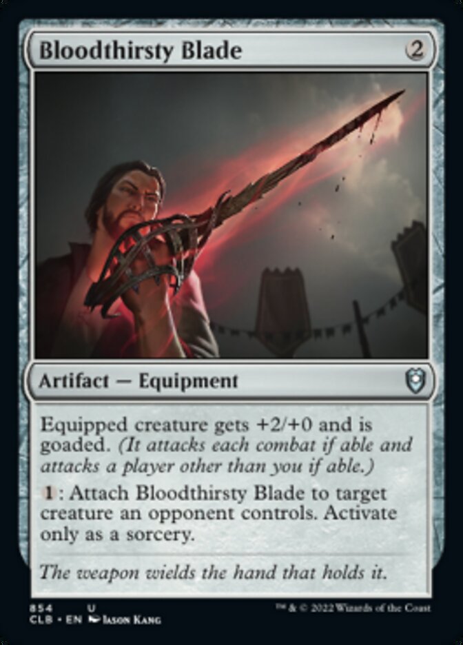 Bloodthirsty Blade [Commander Legends: Battle for Baldur's Gate] | Gate City Games LLC