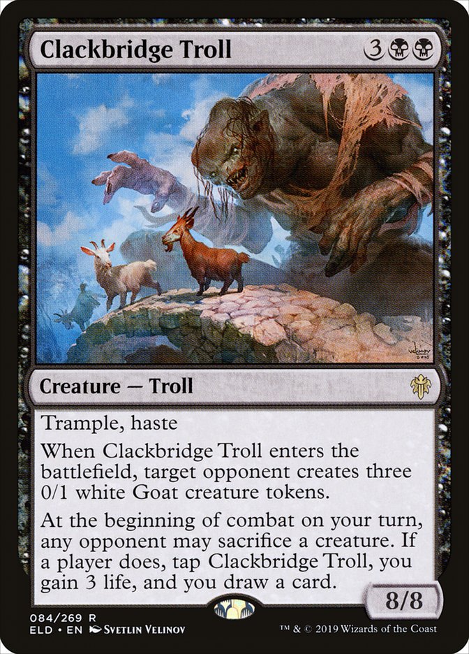 Clackbridge Troll [Throne of Eldraine] | Gate City Games LLC