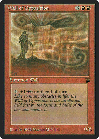 Wall of Opposition [Legends] | Gate City Games LLC