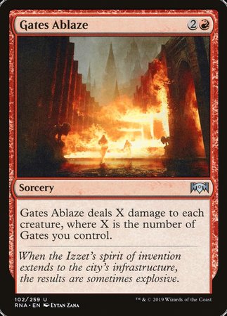 Gates Ablaze [Ravnica Allegiance] | Gate City Games LLC