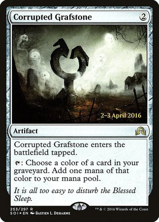 Corrupted Grafstone [Shadows over Innistrad Promos] | Gate City Games LLC