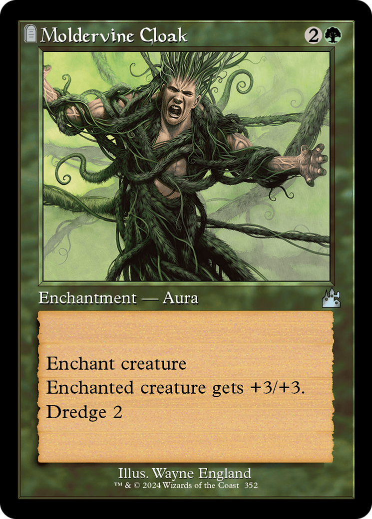 Moldervine Cloak (Retro Frame) [Ravnica Remastered] | Gate City Games LLC