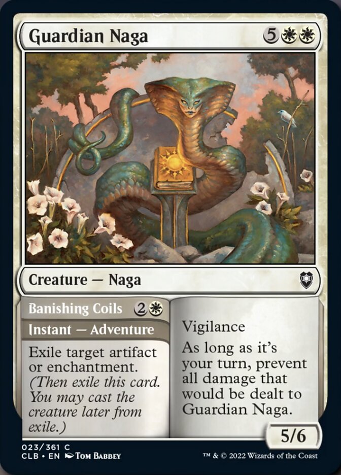 Guardian Naga // Banishing Coils [Commander Legends: Battle for Baldur's Gate] | Gate City Games LLC