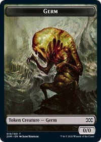 Germ // Human Soldier Double-sided Token [Double Masters Tokens] | Gate City Games LLC