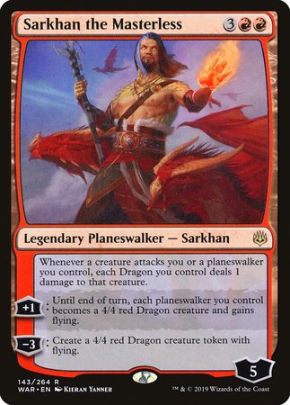 Sarkhan the Masterless [War of the Spark] | Gate City Games LLC