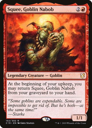 Squee, Goblin Nabob [Commander 2019] | Gate City Games LLC