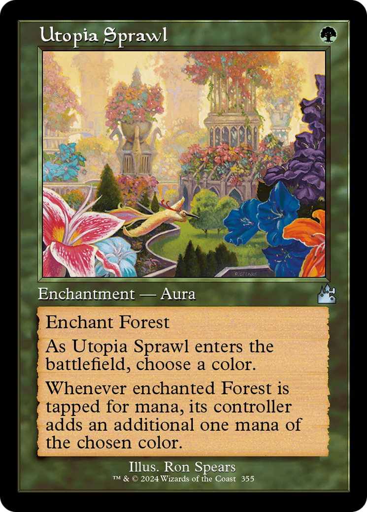 Utopia Sprawl (Retro Frame) [Ravnica Remastered] | Gate City Games LLC