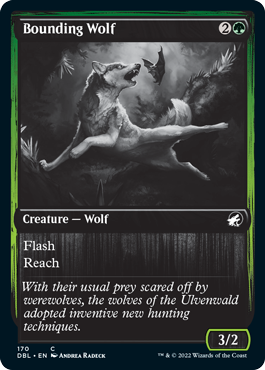 Bounding Wolf [Innistrad: Double Feature] | Gate City Games LLC