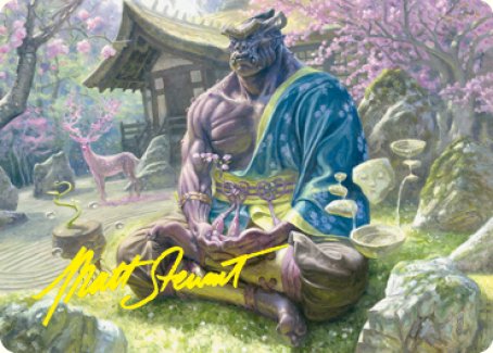 Kosei, Penitent Warlord Art Card (Gold-Stamped Signature) [Kamigawa: Neon Dynasty Art Series] | Gate City Games LLC