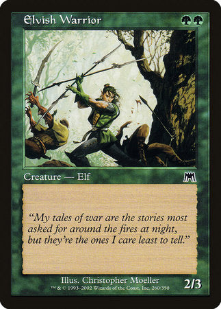 Elvish Warrior [Onslaught] | Gate City Games LLC