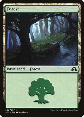 Forest (296) [Shadows over Innistrad] | Gate City Games LLC