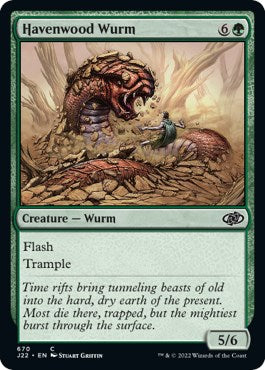 Havenwood Wurm [Jumpstart 2022] | Gate City Games LLC