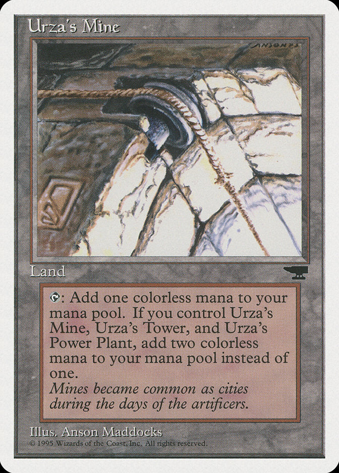 Urza's Mine (Pulley Embedded in Stone) [Chronicles] | Gate City Games LLC